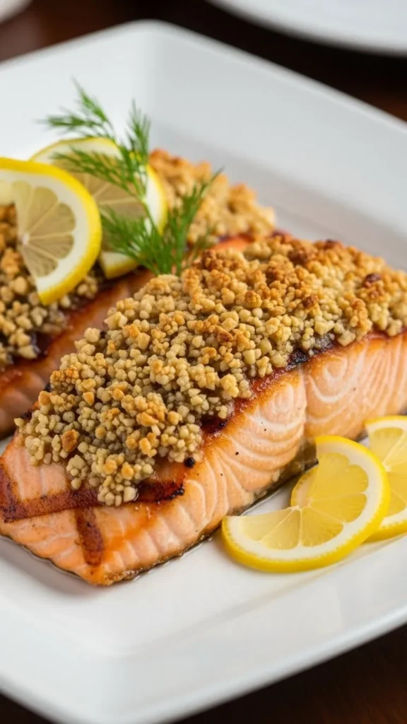 Almond-Crusted Salmon
