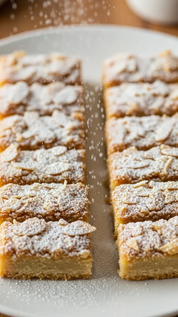 Almond Shortbread Bars