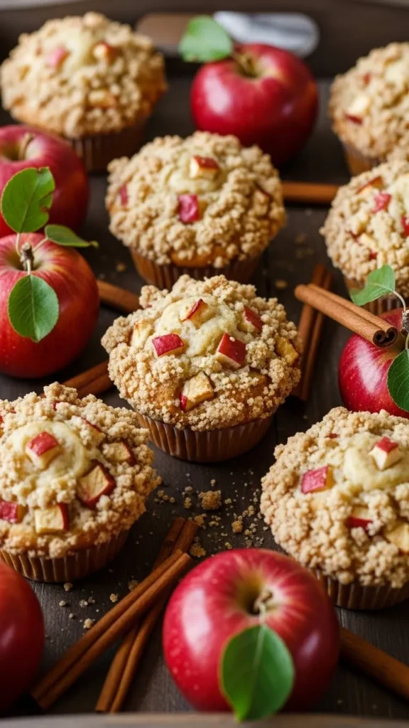 Apple Cinnamon Crumble Muffins