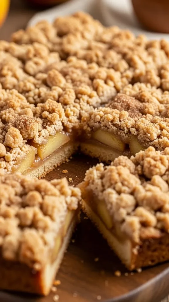 Apple Cinnamon Crumble Squares