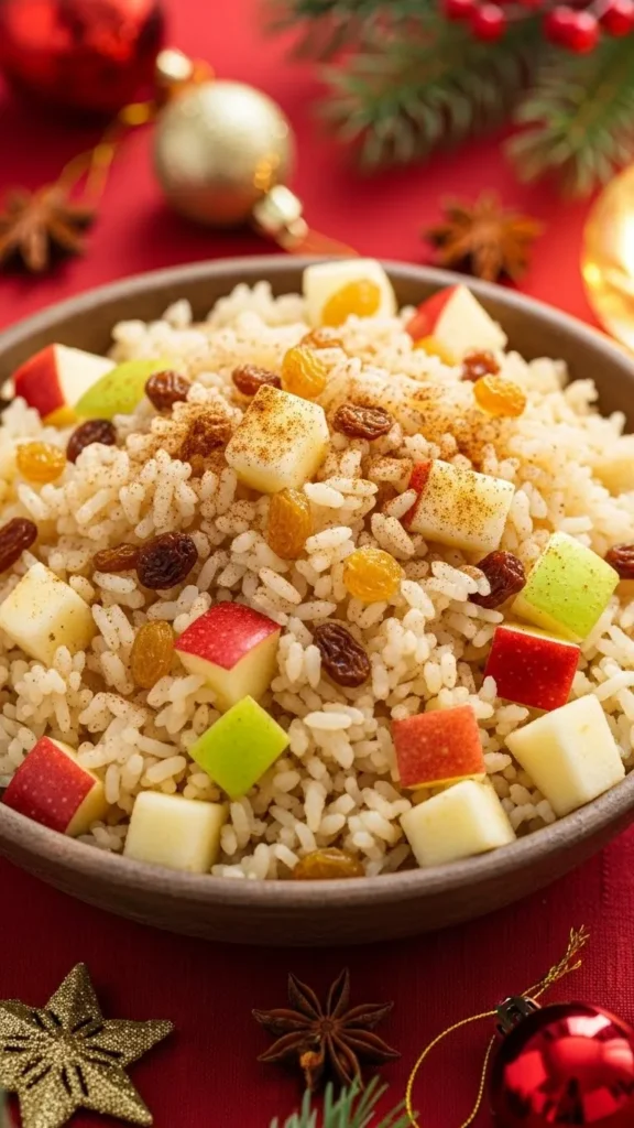 Apple Cinnamon Holiday Rice