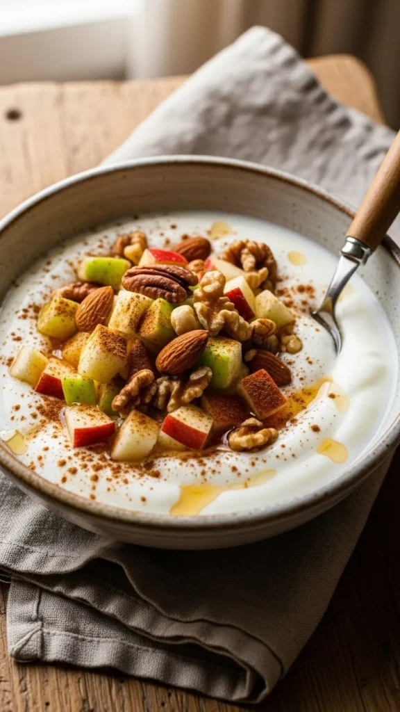 Apple Cinnamon Yogurt Bowl