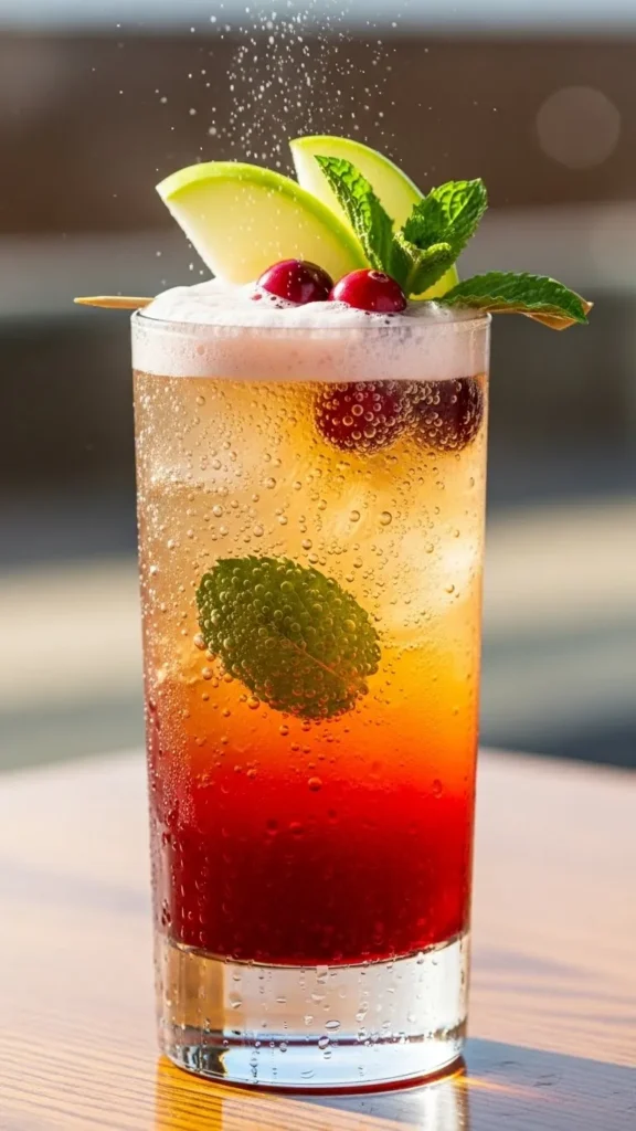 Apple Cranberry Fusion Fizz