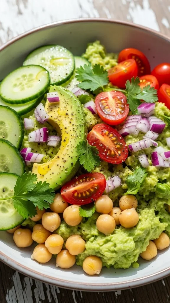 Avocado Chickpea Salad