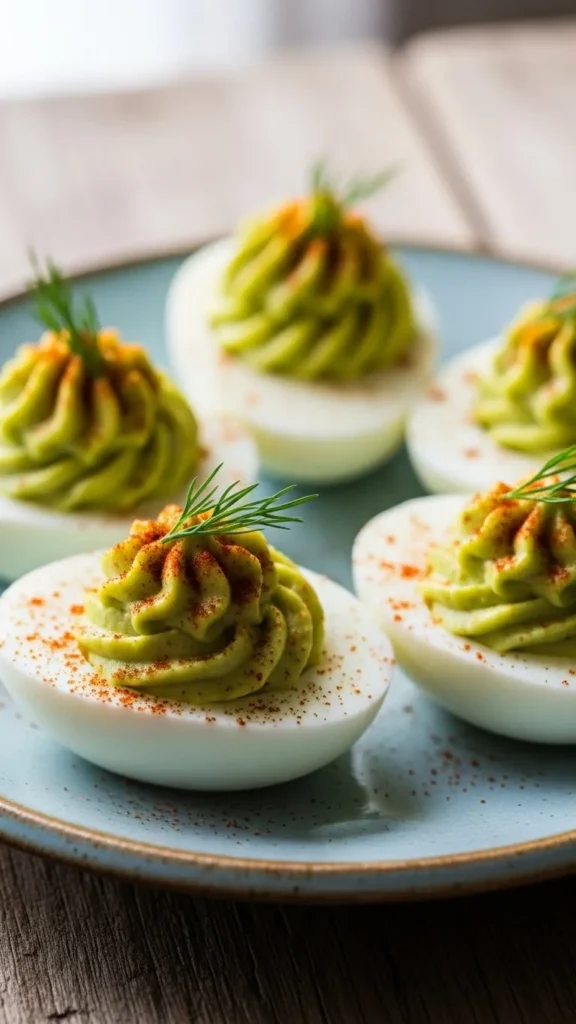Avocado Deviled Eggs