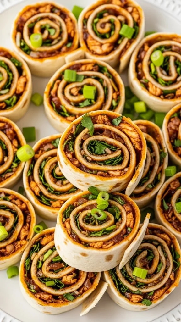 BBQ Chicken Pinwheels