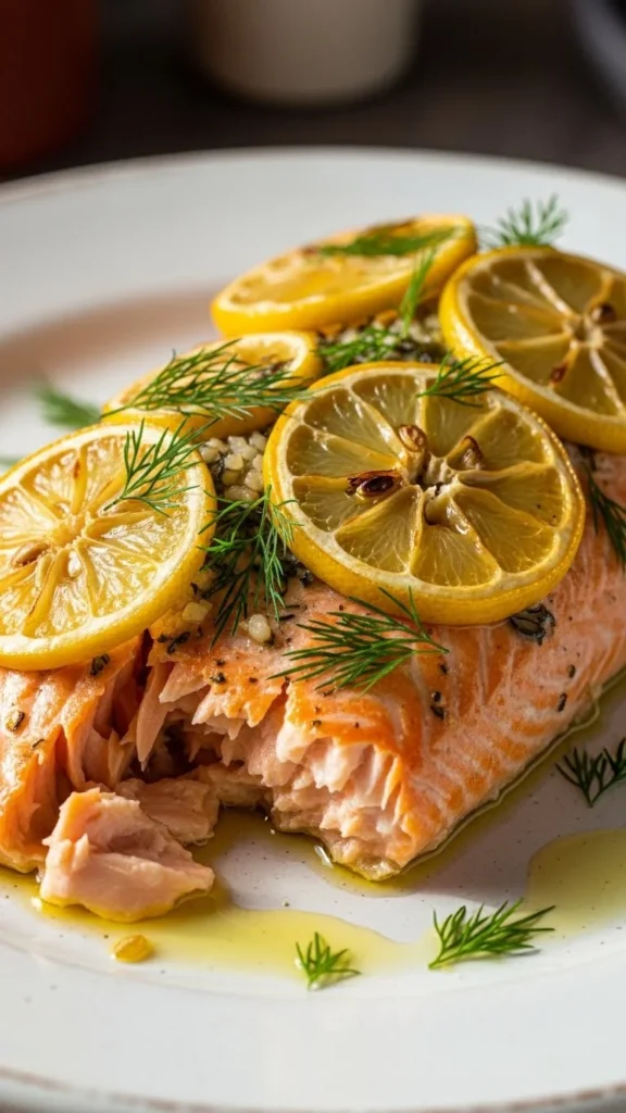 Baked Salmon with Dill & Citrus