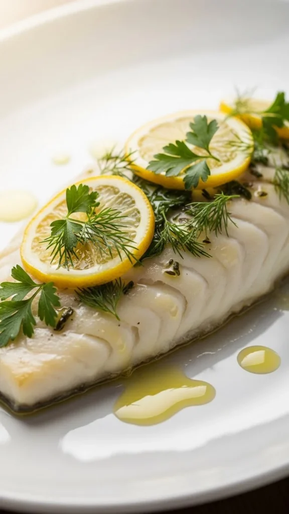 Baked Tilapia with Garlic & Herbs