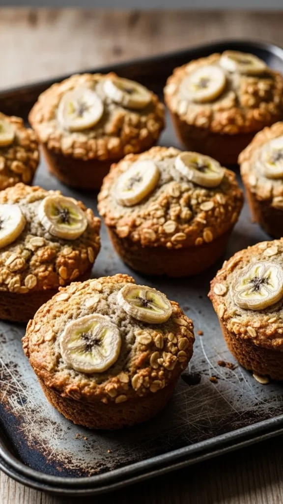 Banana Oat Blender Muffins