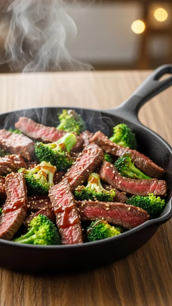 Beef and Broccoli Skillet