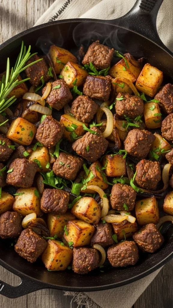 Beef and Potato Skillet