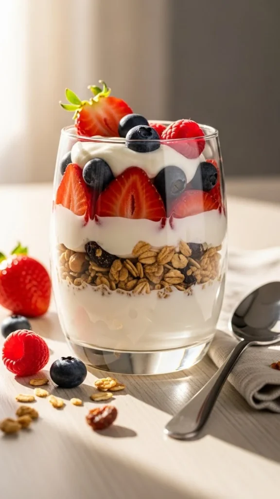 Berry Greek Yogurt Parfait