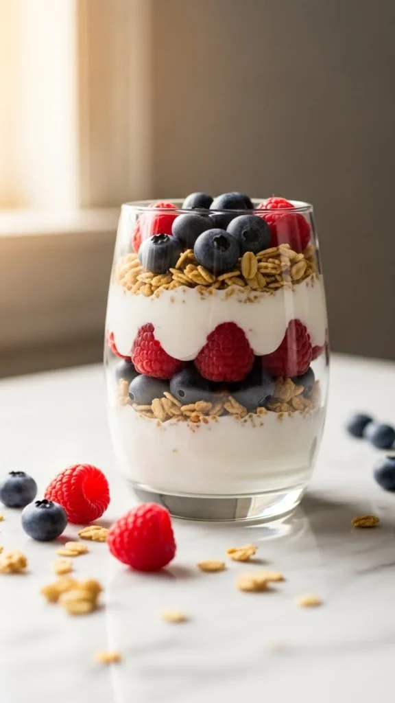 Berry Yogurt Parfait Cups