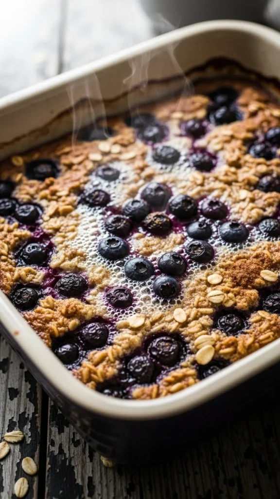 Blueberry Baked Oatmeal
