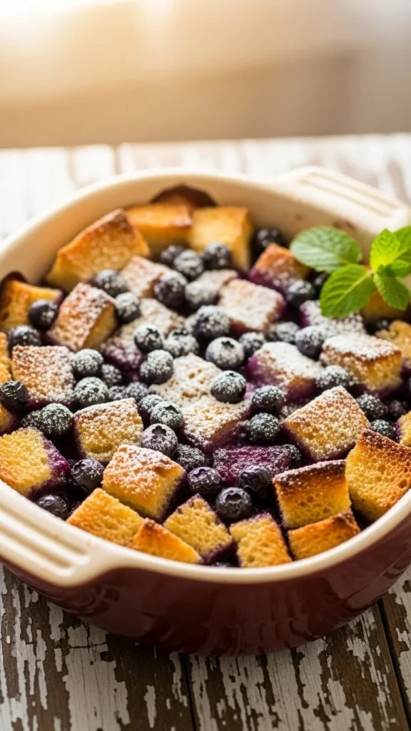 Blueberry French Toast Casserole