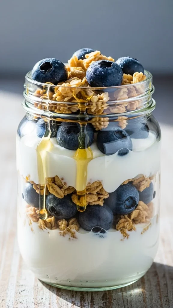Blueberry Greek Yogurt Parfait