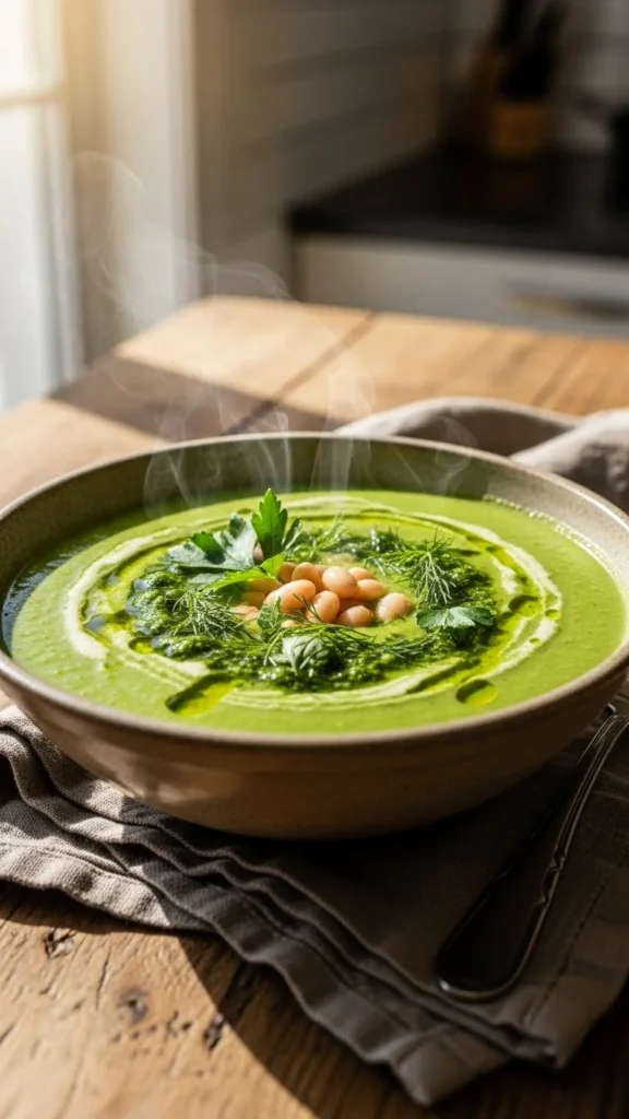 Broccoli White Bean Soup