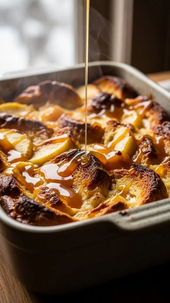Caramel Apple Bread Pudding