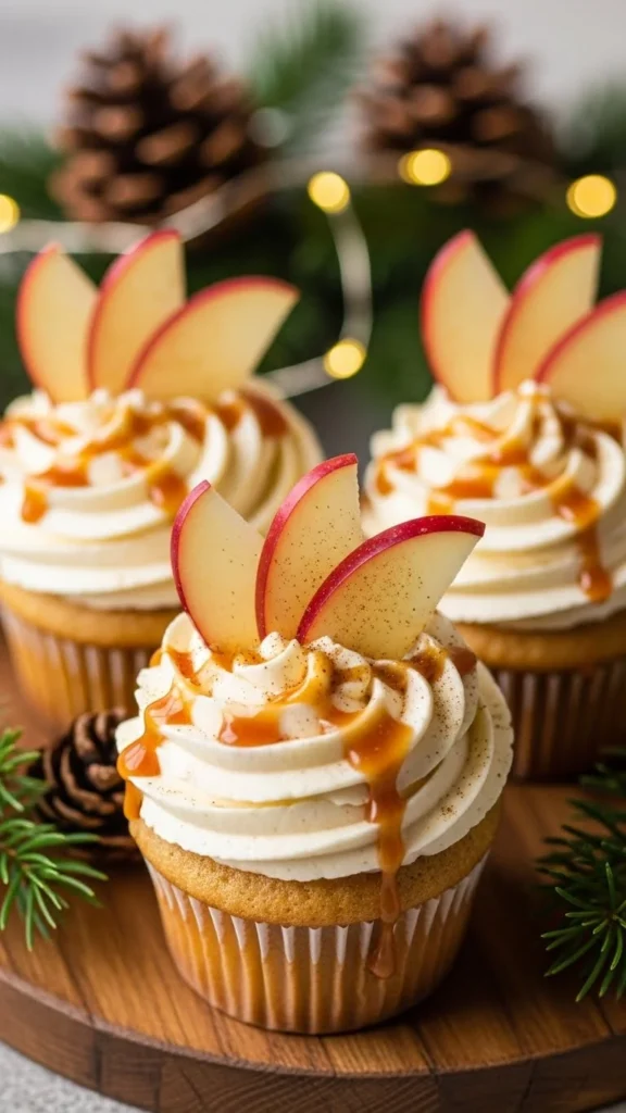 Caramel Apple Cupcakes