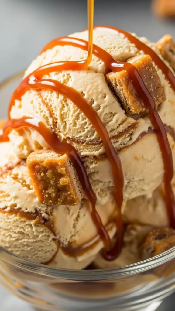 Caramel Praline Ice Cream