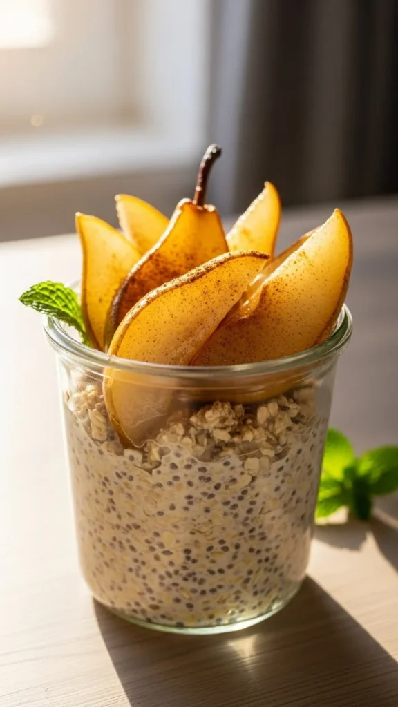 Caramelized Pear Overnight Oats