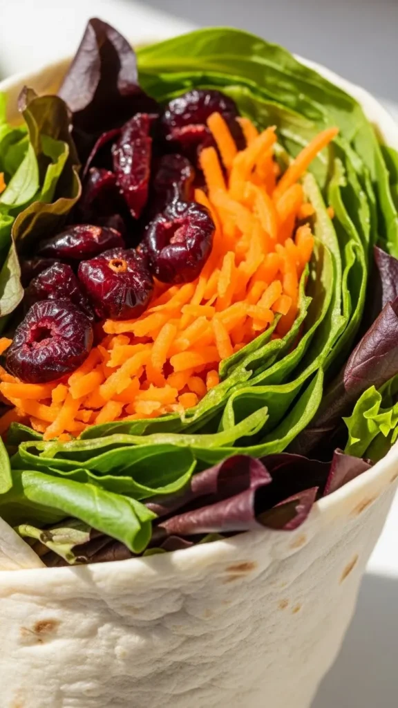 Carrot & Cranberry Holiday Wrap