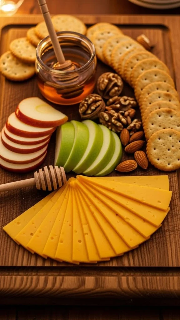 Cheddar, Apple & Rosemary Board