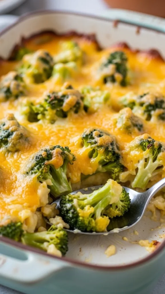Cheddar Broccoli Bake