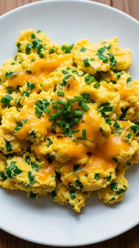 Cheddar & Chive Scrambled Eggs