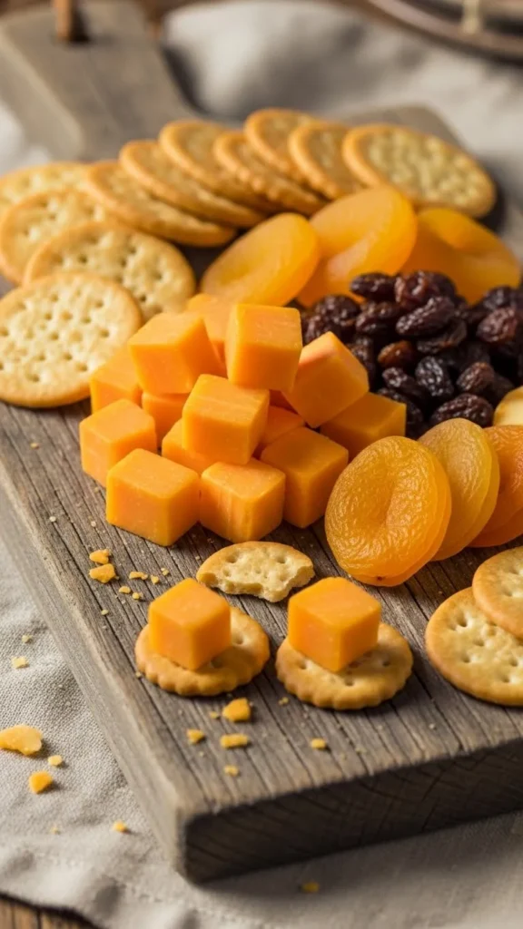 Cheddar & Dried Fruit Sweet Board