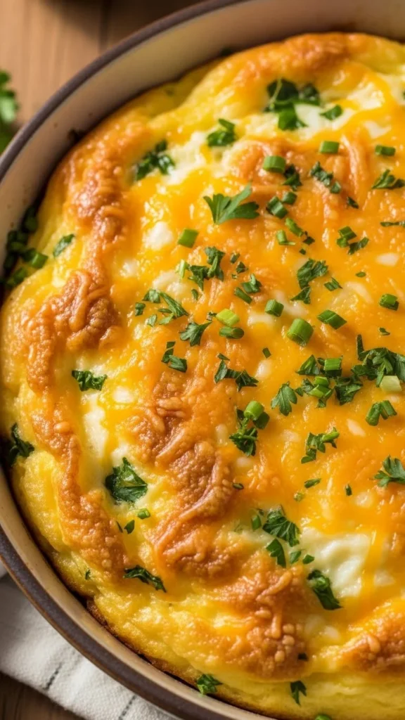 Cheddar Herb Egg Bake