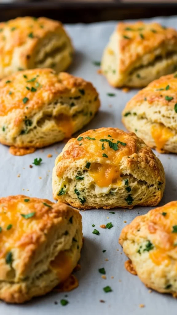 Cheddar Herb Scones