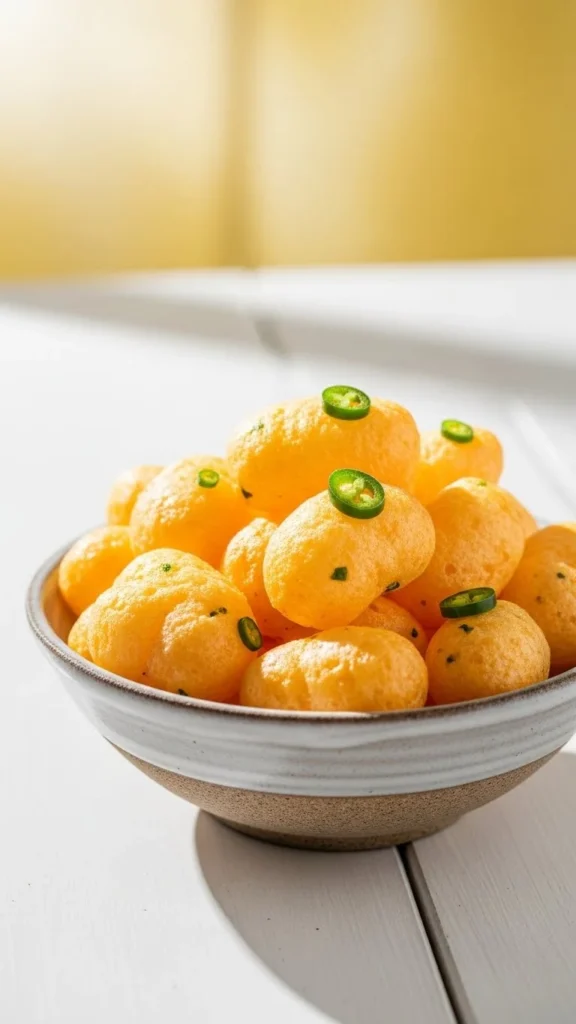 Cheddar Jalapeño Puffs