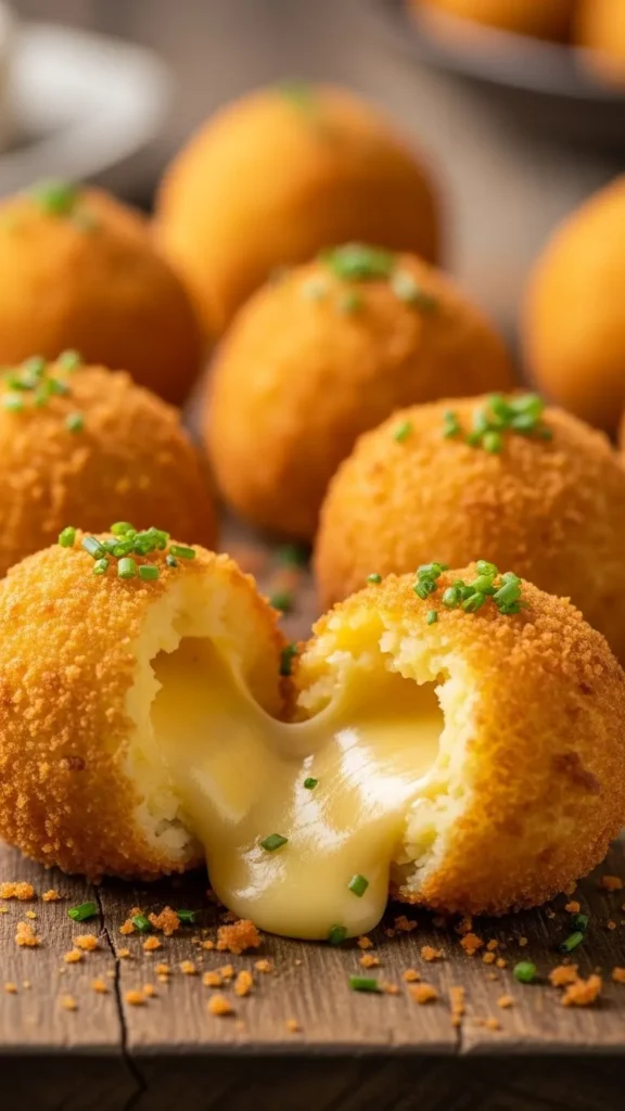Cheddar Mashed Potato Balls