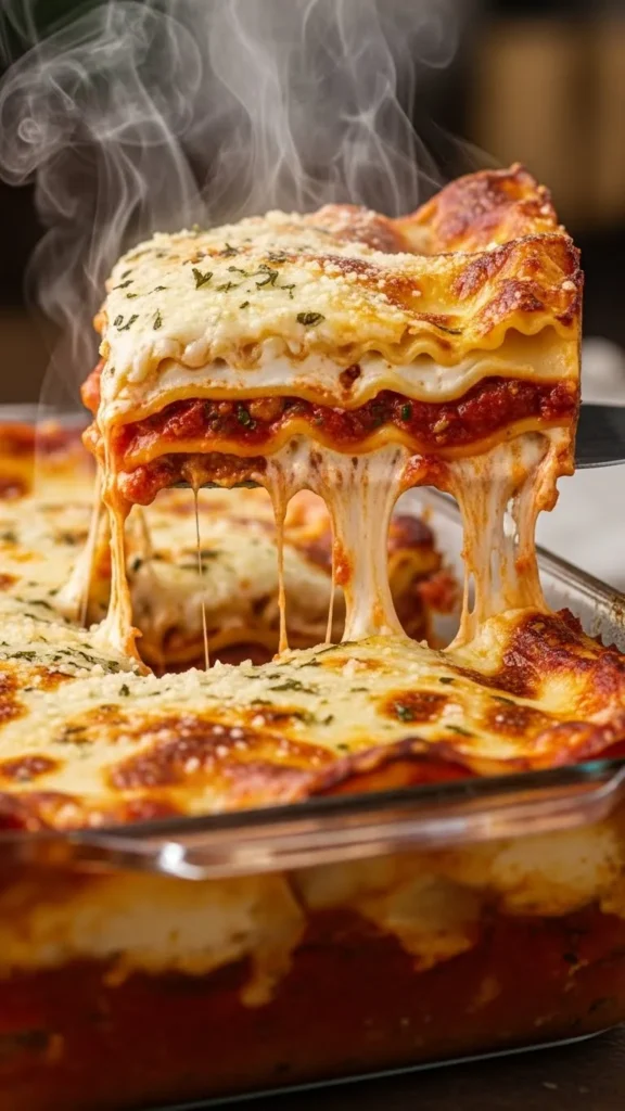 Cheesy Baked Lasagna