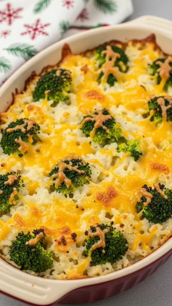 Cheesy Broccoli Rice Casserole