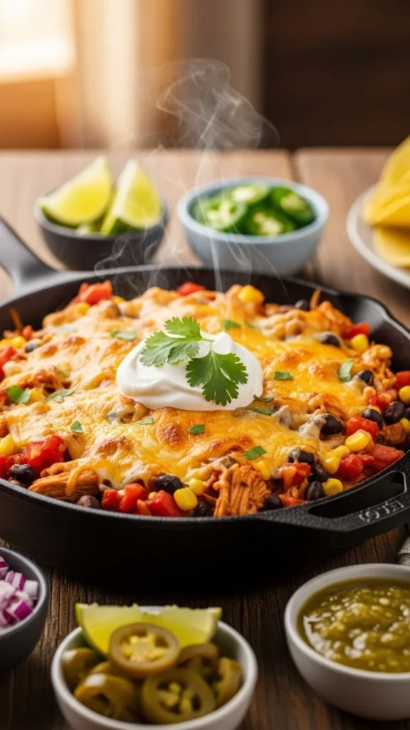 Cheesy Chicken Taco Bake