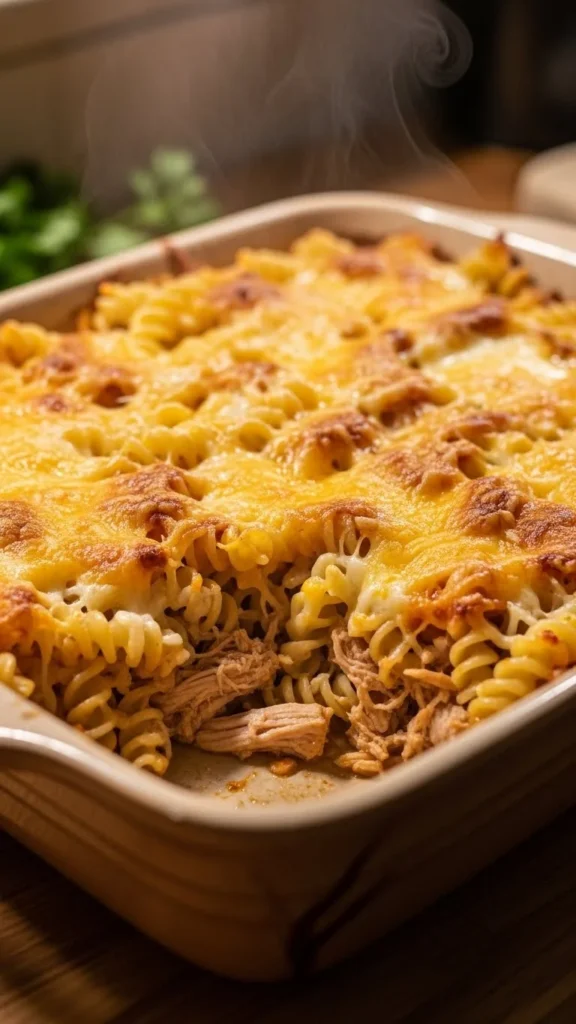 Cheesy Ground Turkey Pasta Bake