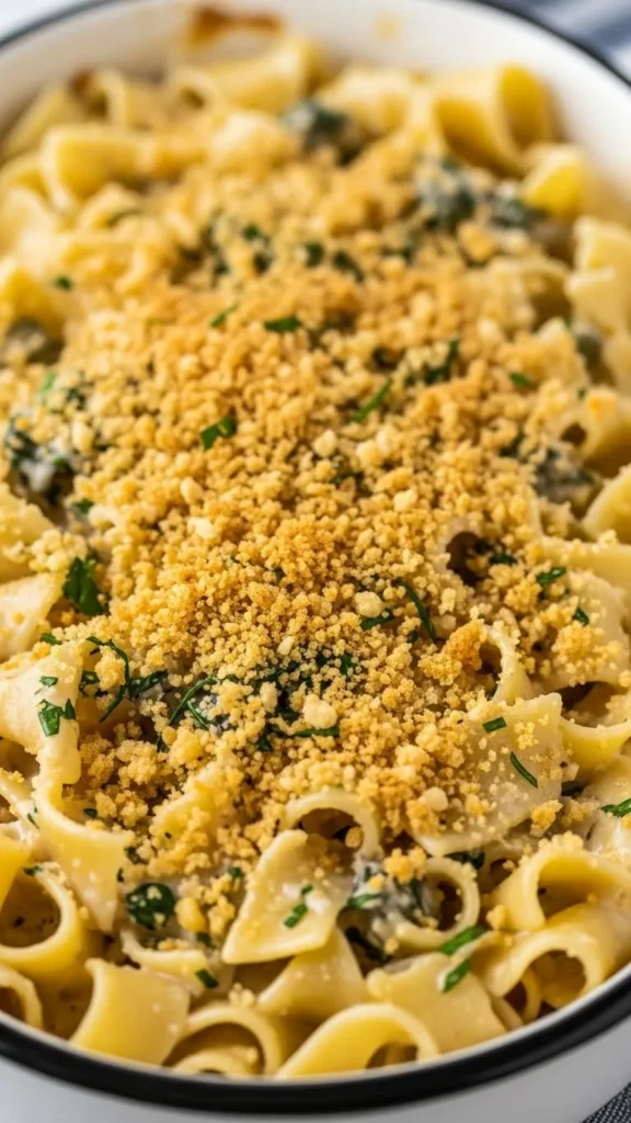 Cheesy Tuna Noodle Casserole