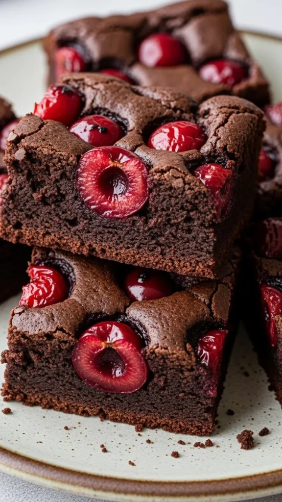 Cherry Chocolate Brownies