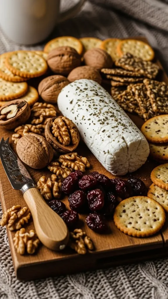 Chevre & Roasted Walnut Winter Board