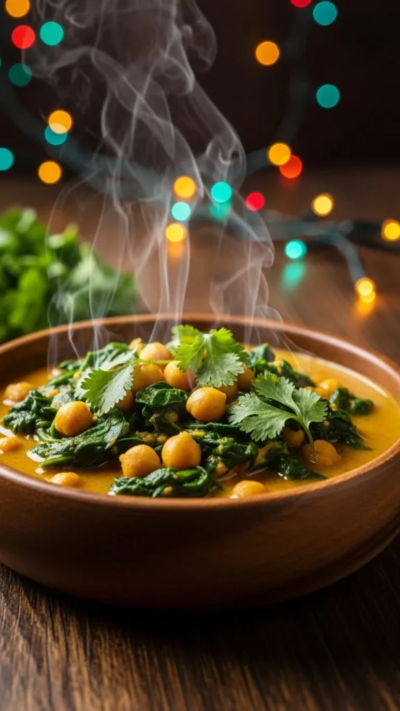 Chickpea Spinach Curry