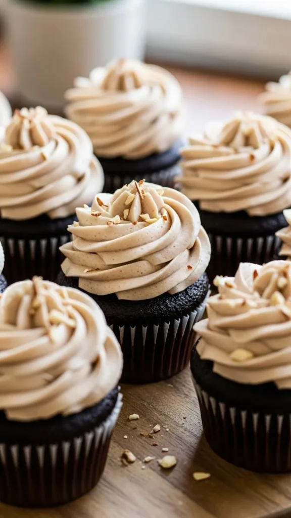 Chocolate Almond Cupcakes