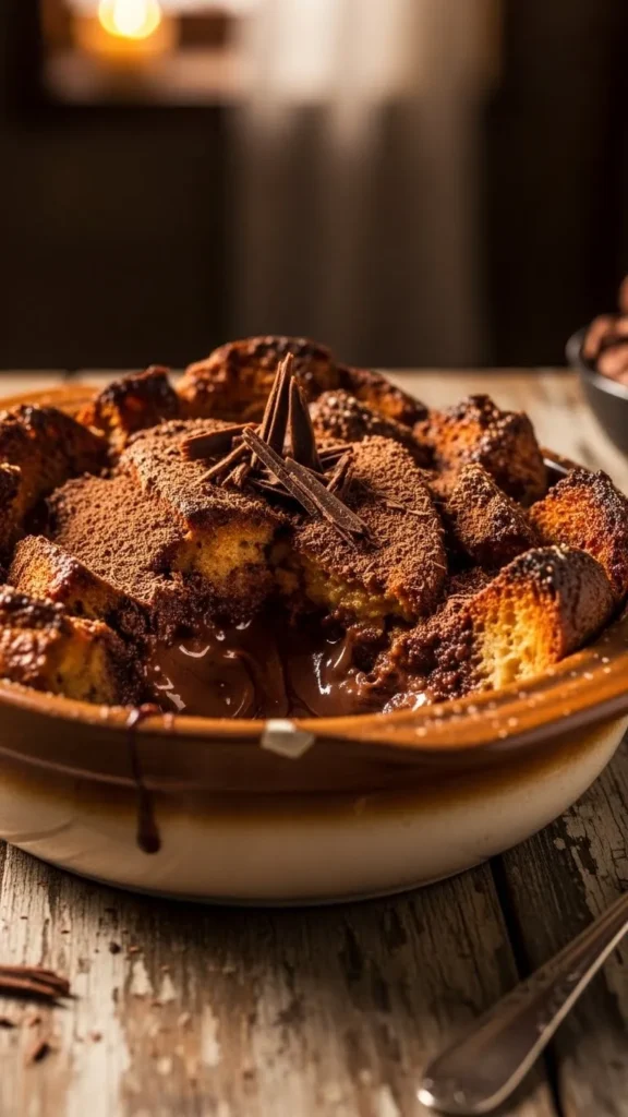 Chocolate Bread Pudding