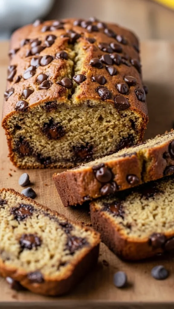 Chocolate Chip Banana Loaf