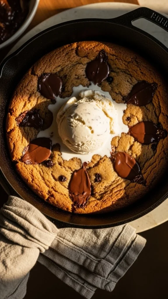 Chocolate Chip Skillet Cookie