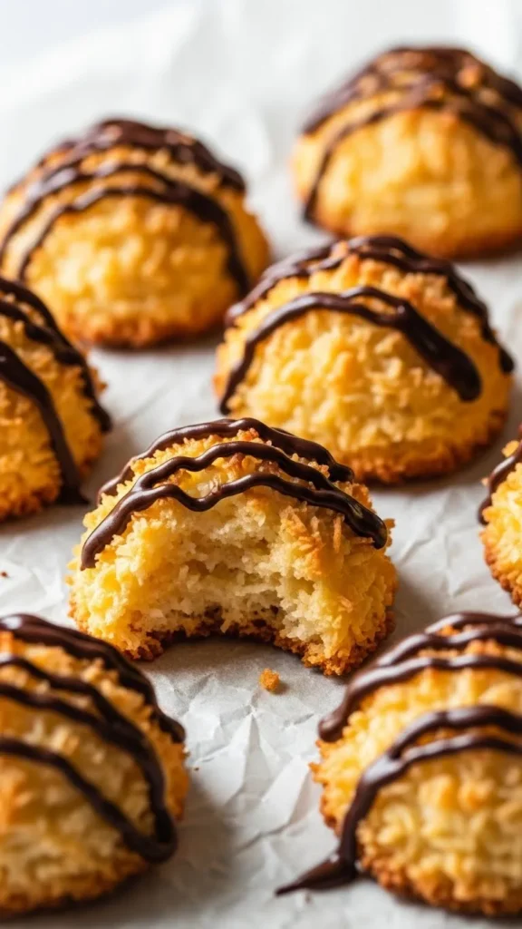 Chocolate Coconut Macaroons