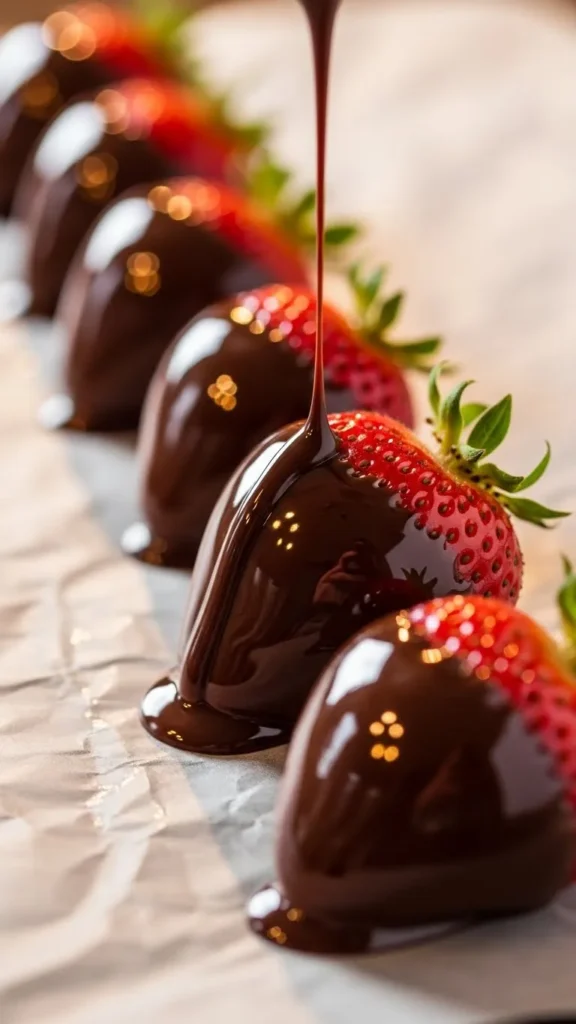 Chocolate-Dipped Strawberries