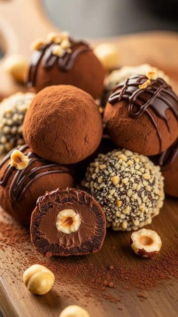 Chocolate Hazelnut Truffles