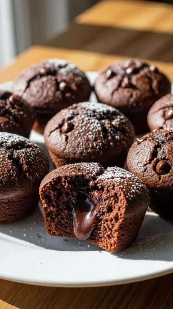 Chocolate Lava Muffins